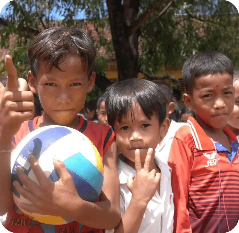 Asian children in the classroom